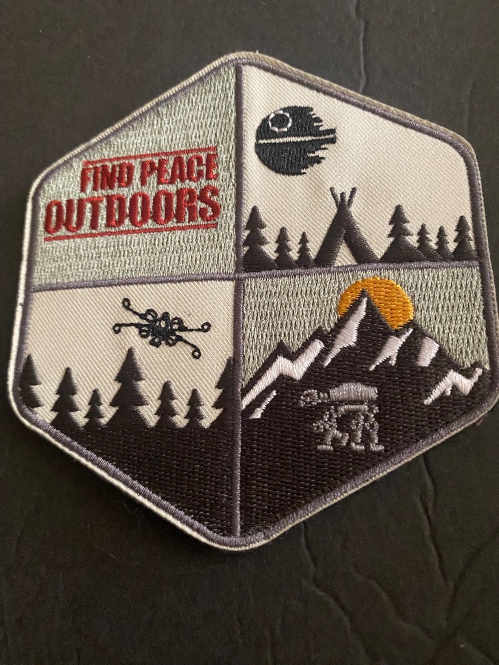 Embroidered Patch V Cro Outdoor Style